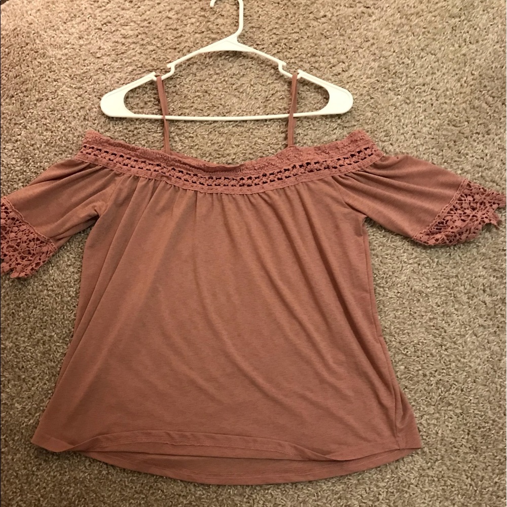 Rue21 off the shoulder with straps top